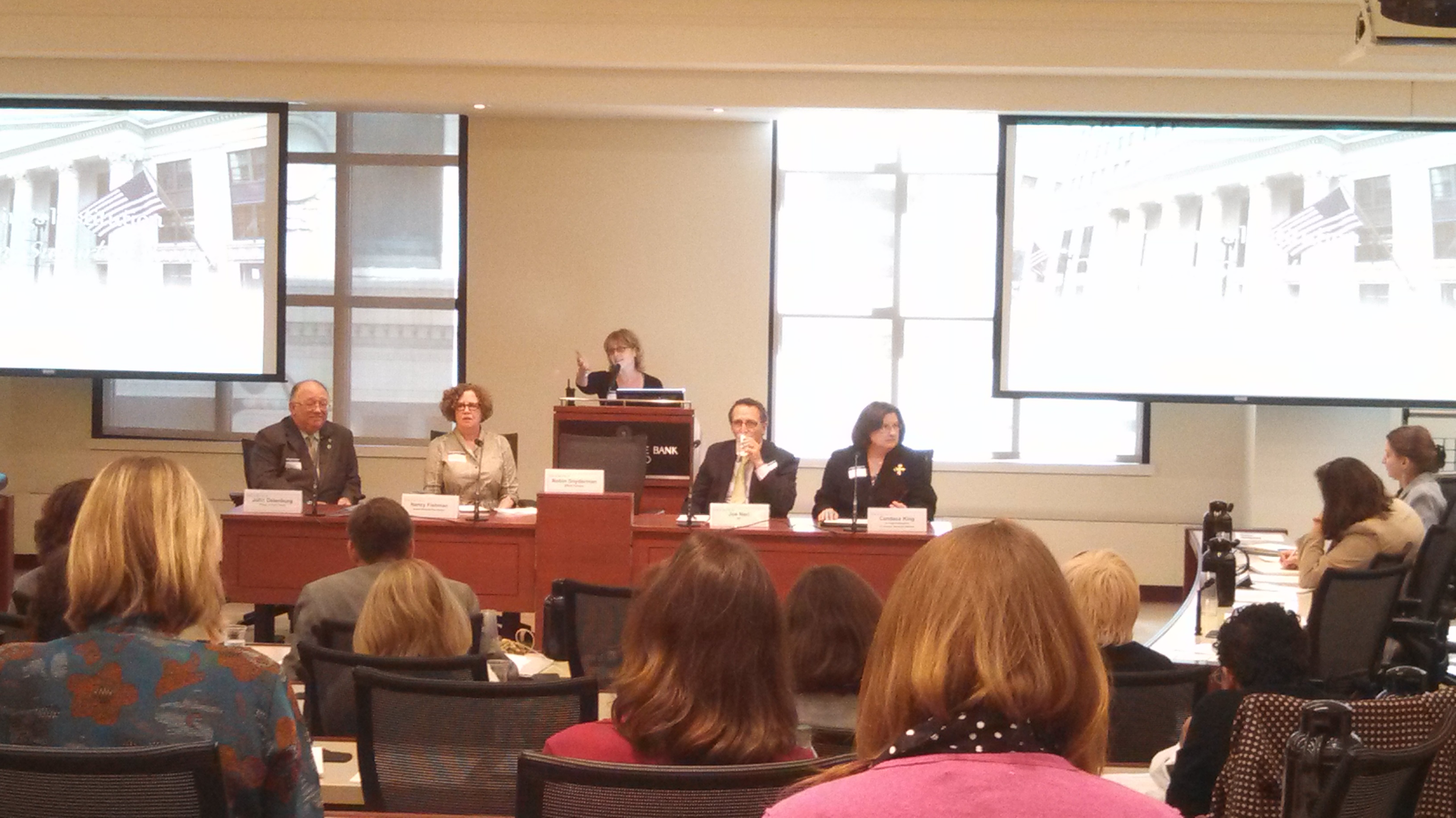 Robin Snyderman moderates panel